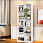 Livreiro/estante Com 10 Prateleiras Branco Potente