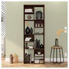 Livreiro Estante Multiuso Organizador Marrom Side Caemmun