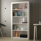 Livreiro Estante Painel Aziz B03 Branco - Lyam Decor