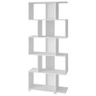 Livreiro Estante Painel Com 05 Nichos Vitória B03 Branco - Ly