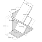 Livreiro Estante Prateleira Nicho Para Livro Revista Decorati
