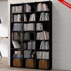 Livreiro Multiuso 18 Prateleiras Preto Montenegro Casa Mobilia
