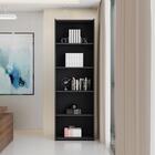 Livreiro Multiuso 4 Prateleiras Preto Suiça Casa Mobilia