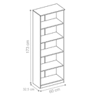 Livreiro Multiuso Bobbie Branco