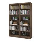 Livreiro Multiuso Ébano Kit Com 2 - Fdecor