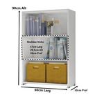 Livreiro Multiuso Faroe Branco Casa Mobilia