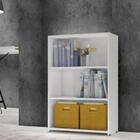 Livreiro Multiuso Faroe Branco Casa Mobilia