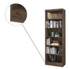 Livreiro Multiuso Harvey 5 Prateleiras Ébano Bnn Decor