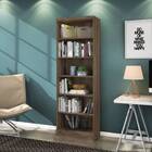 Livreiro Multiuso Harvey 5 Prateleiras Ébano Bnn Decor