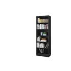Livreiro Multiuso Preto Fosco Kit Com 3 - Fdecor