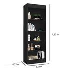 Livreiro Multiuso Toronto Castanho Gabrielli