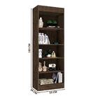 Livreiro Multiuso Toronto Castanho Gabrielli