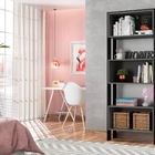 Livreiro Nampa Preto E Chumbo