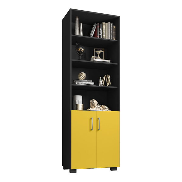 Livreiro Office Brian 02 Portas Pequenas L01 - Amarena Móveis