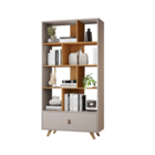 Livreiro Office Giga Candian Jcm Movelaria Off White-cinamomo