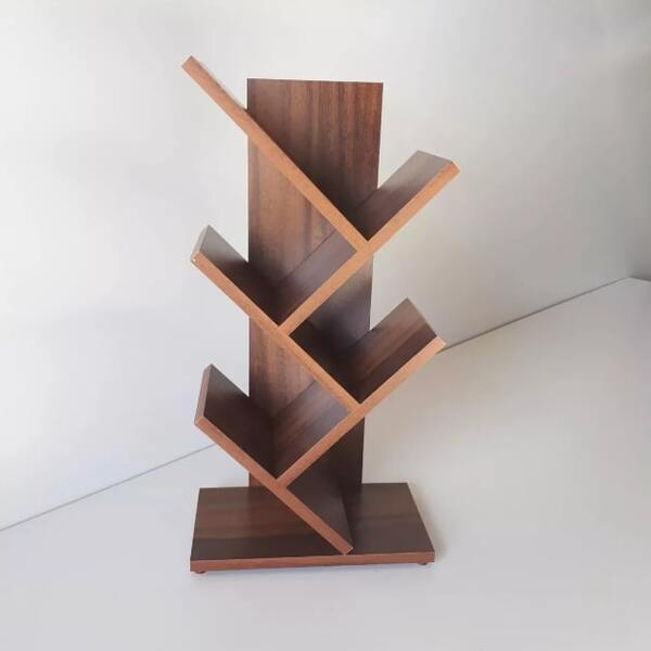 Livreiro Porta Livros Revistas 60x31 Nova Imbuia