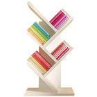 Livreiro Porta Livros Revistas Cd Dvd 60x31 Branco