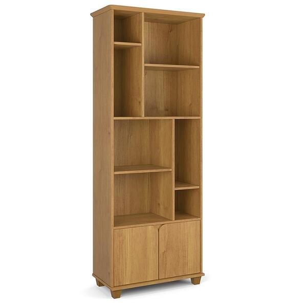 Livreiro Taurus Sala Escritório Com 2 Portas E Nichos