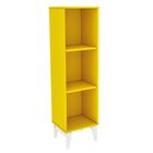 Livreiro Twister Tcil Moveis Amarelo/branco Cestaplus