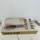 Livro Caixa De Papelão Decorativo Estampa 'decor'