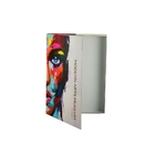 Livro Caixa Decorativo Grande Com Estampa Rosto Mulher