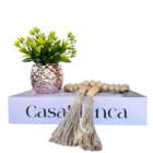 Livro Caixa Decorativo, Vaso Rose Gold Decor E Enfeite Colar