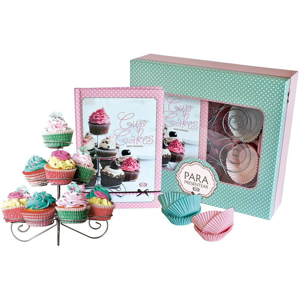 Livro Cupcakes De Capa Dura Com Suporte E Forminhas-vergara E