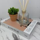 Livro Decor, Vaso De Cerâmica Artesanal E Difusor De Vidro