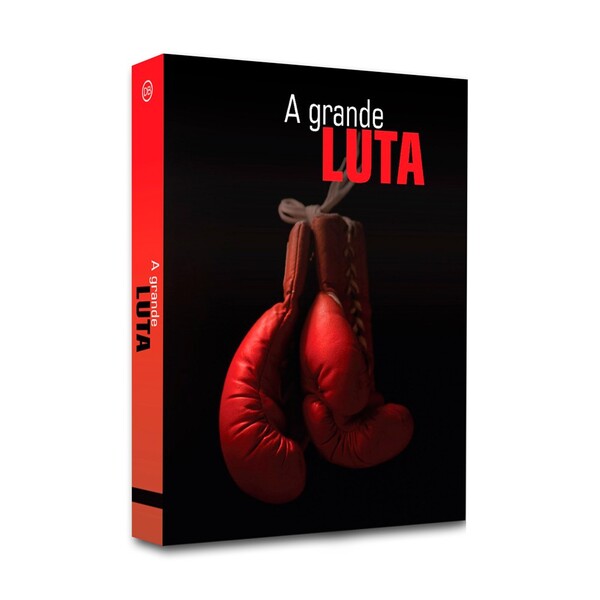 Livro Decorativo "a Grande Luta" 34x14x4 Cm - D'rossi