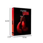 Livro Decorativo "a Grande Luta" 34x14x4 Cm - D'rossi