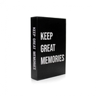 Livro Decorativo De Papel "keep Great Memories" Preto 27x17x5