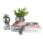 Livro Decorativo, Vaso Prata, Vaso Bob E Colar Japamala