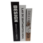 Livro Enfeite Porta Objetos 3 Caixas Organizadoras - Decorati