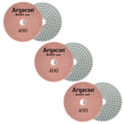 Lixa Diamantada Brilho Dágua Argacon Grão 400 Kit 3 Unidades