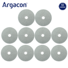 Lixa Diamantada Brilho Dágua Grão 100 Kit 10 Unidades Porcela