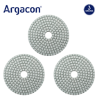 Lixa Diamantada Brilho Dágua Grão 50 Kit 3 Unid Porcelanato