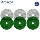 Lixa Diamantada Flexível Brilho Dágua Grão 800 Argacon Kit 3