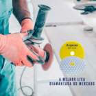 Lixa Diamantada Seca Colmeia Argacon Grão 100 Porcelanato