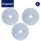 Lixa Diamantada Seca Colmeia Argacon Grão 200 Kit 3 Unidades