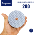 Lixa Diamantada Seca Colmeia Argacon Grão 200 Kit 3 Unidades