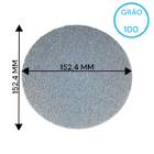 Lixa Disco Telada 3dnet 10 Peças Alcar 100 - 10 Peças Alcar