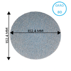 Lixa Disco Telada 3dnet 10 Peças Alcar 80 - 10 Peças Alcar