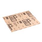 LIXA FOLHA MASSA GRANA P100 230U OXIDO ALUMINIO MARROM COSTADO PAPEL LEVE C VERMELHO LARGURA 225,00 MM ALTURA 275,00 MM