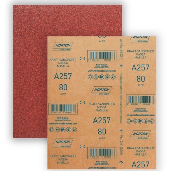 Lixa Para Massa (grão 80) - Norton