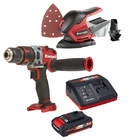 Lixadeira, Furadeira/parafusadeira E Kit Bateria Einhell