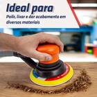 Lixadeira Pneumática Roto Orbital Hookit Roquite PN600 Intech