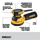 Lixadeira Roto Orbital 125mm 280w 220v Dwe6421b2 Dewalt