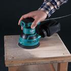 Lixadeira Rotorbital 125mm 5'' 240w 12000 Rpm Madeira Com Lix