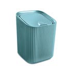 Lixeira 1,25L Plástico Manual Azul Usual Utilidades