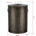 Lixeira 100 Litros Ouro Velho Lata De Lixo Americana